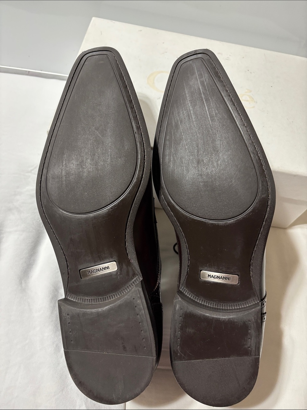 Magnanni Men’s Oxfords Leather Derby Shoes. Made in Portugal. EUC - Picture 7 of 11